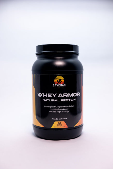 Whey Armor Natural Protein – Vanilla w/Stevia (2LB)